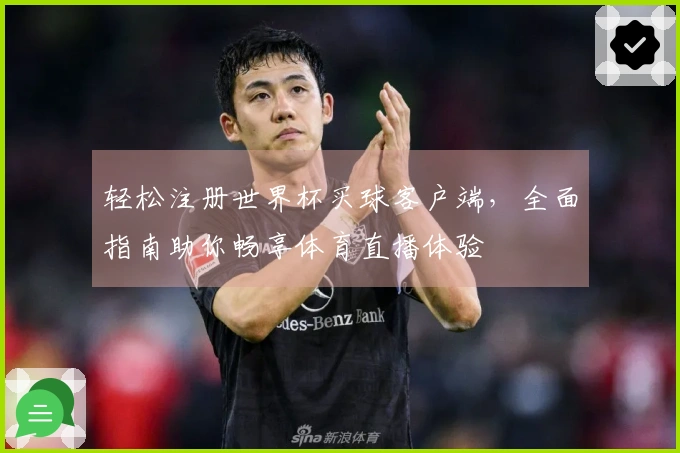 轻松注册世界杯买球客户端，全面指南助你畅享体育直播体验