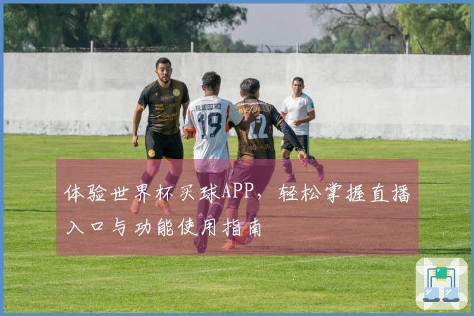 体验世界杯买球APP，轻松掌握直播入口与功能使用指南